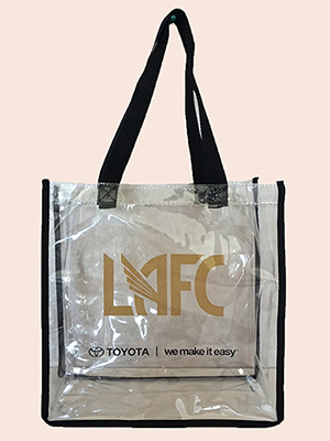 LAFC Clear PVC Tote Bag